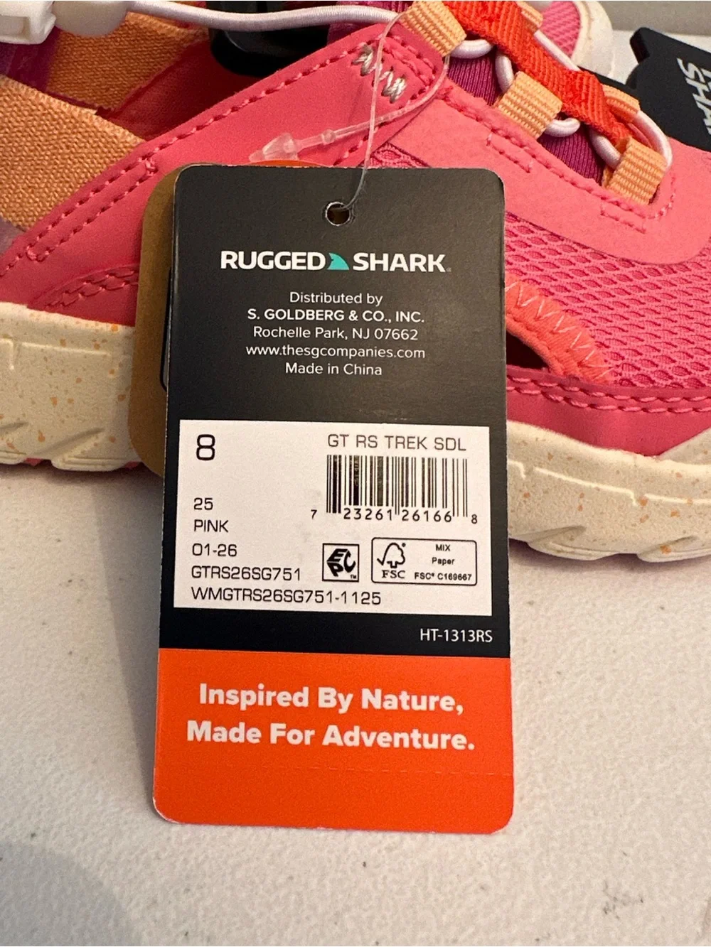 Rugged Shark bright pink